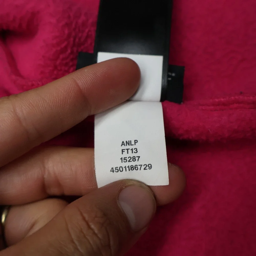 North Face Jacket Womens XL Pink Denali Fleece Polartec Full Zip Outdoor Hking